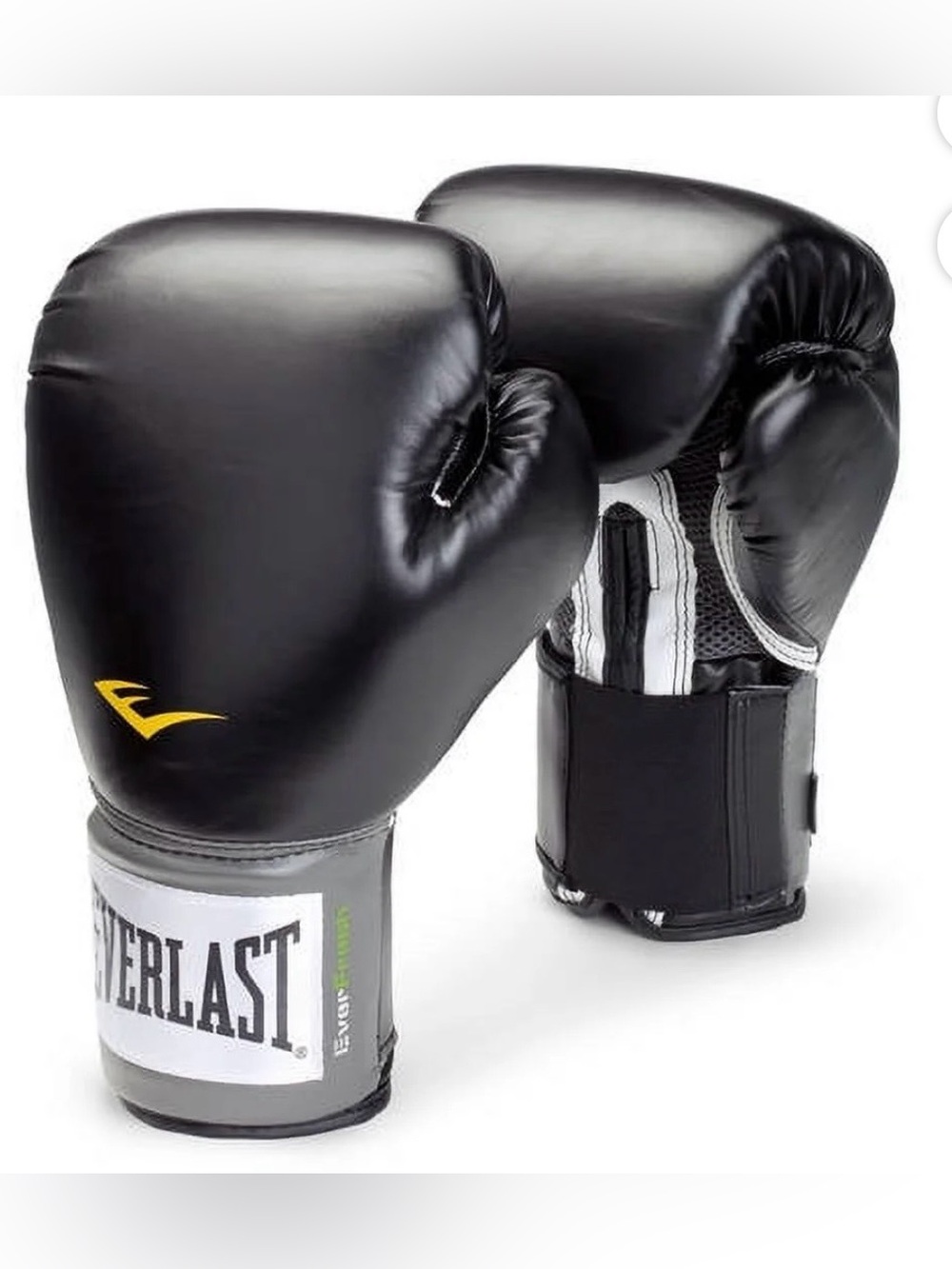 Everlast Training Boxing Sparring Gloves 14oz Black/Gray- Excellent Condition